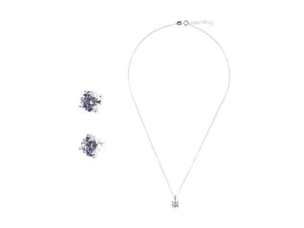 Set gioielli in vero argento, 2 pezzi