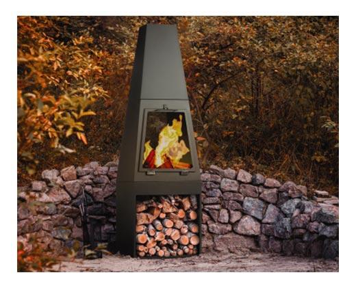 Belavi 
 Wood-Burning Pyramid Chiminea