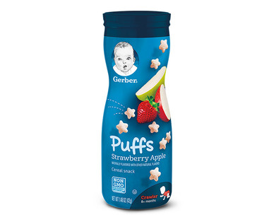 Gerber Apple Strawberry Puffs
