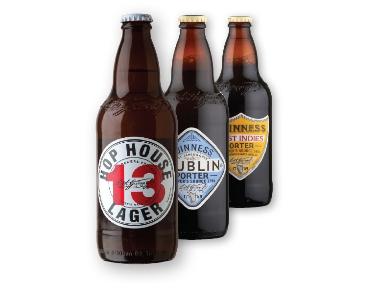 GUINNESS(R) Hop House 13 Lager/ Dublin/West Indies Porter