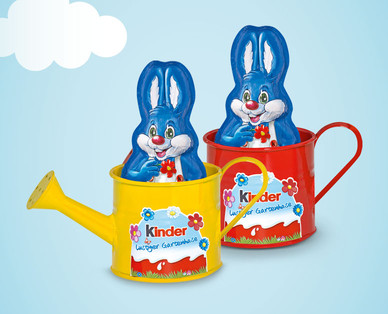 KINDER Osterhase mit Gießkanne