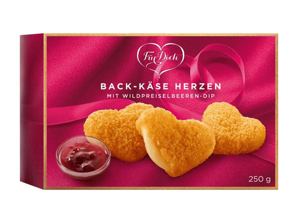 Back-Käse Herzen