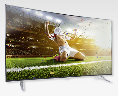 TV Smart UHD incurvé 138,8 cm (55") avec technologie LED avec rétroéclairage MEDION(R) LIFE(R)