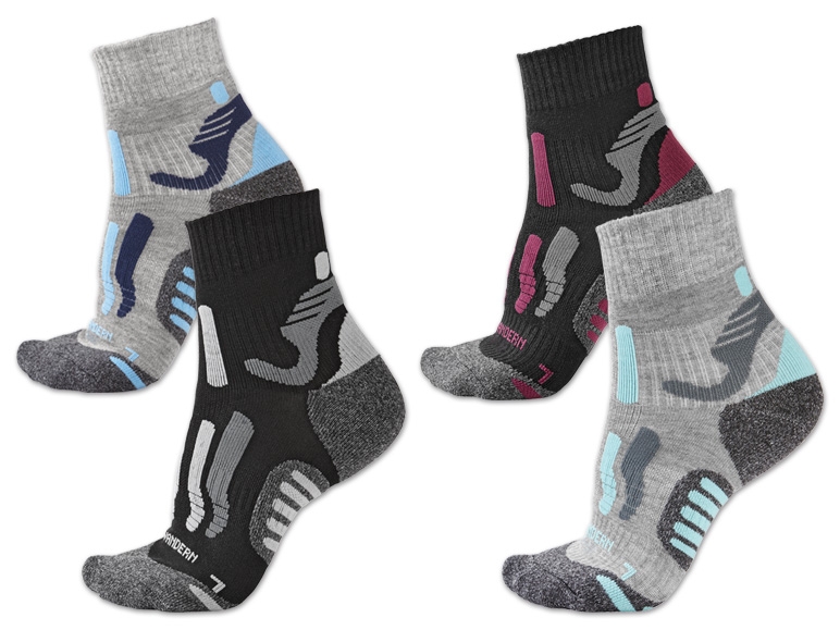 CRIVIT(R) Damen/Herren Wandersocken
