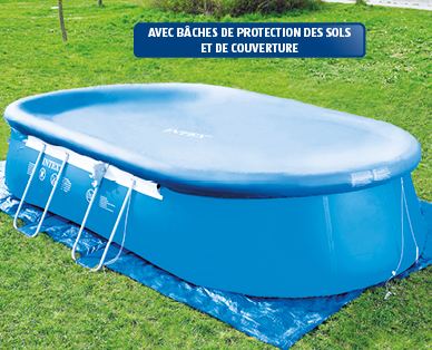 Piscine ovale et accessoires INTEX(R)
