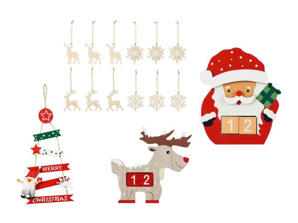 Décoration de Noël en bois