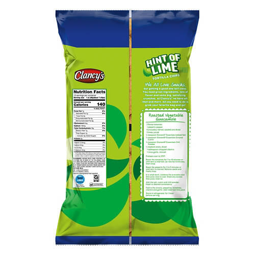 Hint of Lime Tortilla Chips, 13 oz