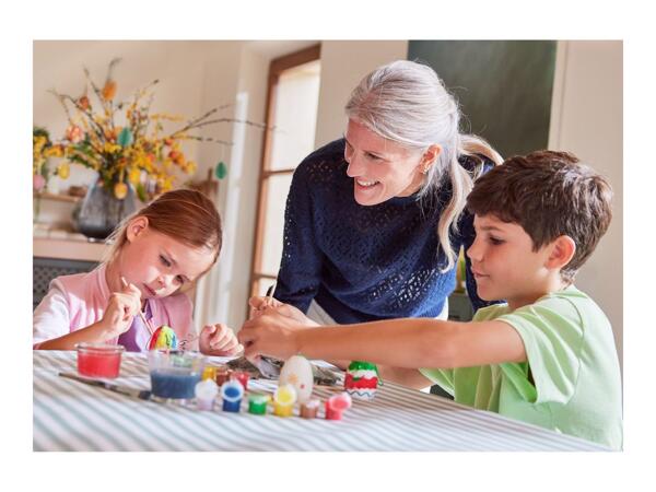 Crelando Paint Your Own Easter Decorations - 12 Piece Set - Easter Eggs