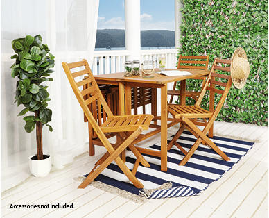 Leo Smart Outdoor Dining Setting 5pc
