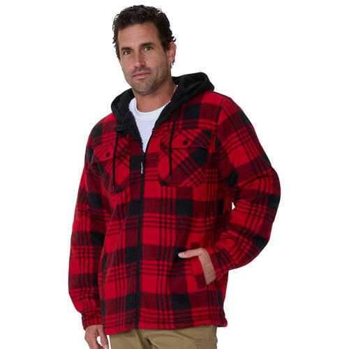 Men's Sherpa Hooded Jacket