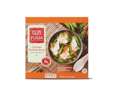 Fusia Chicken & Vegetable or Pork & Vegetable Wonton Soup