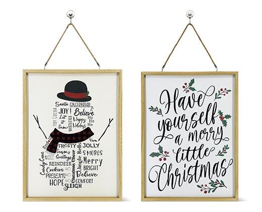 Merry Moments Reversible Wall Sign
