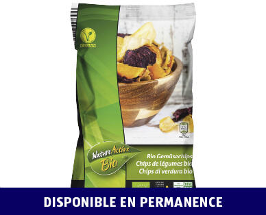 NATURE ACTIVE BIO 
 CHIPS AUX LÉGUMES BIO