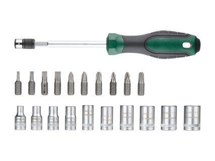 PARKSIDE Multi-Bit Ratchet Screwdriver Set / Screwdriver Bit & Socket Set