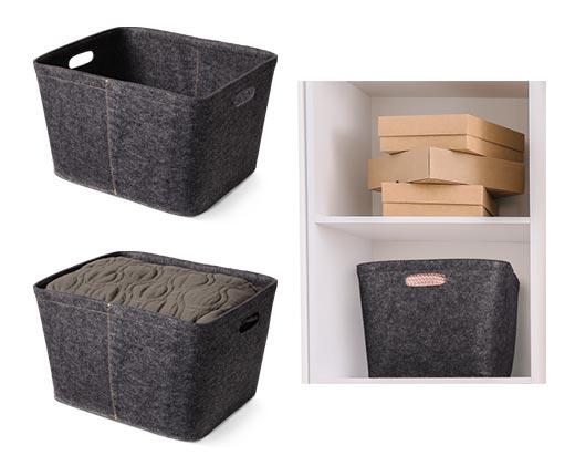 Huntington Home 
 Felt Storage Basket