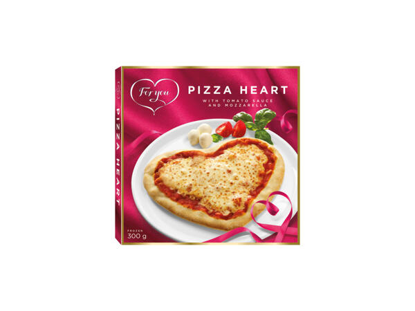 Hjärtformad pizza