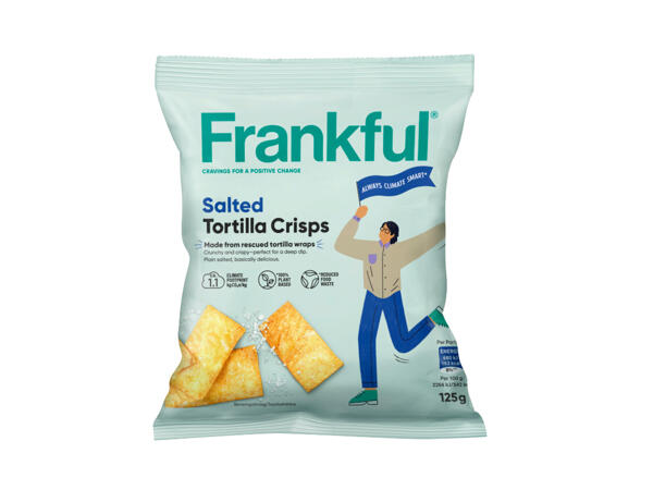 Tortilla crisps salted