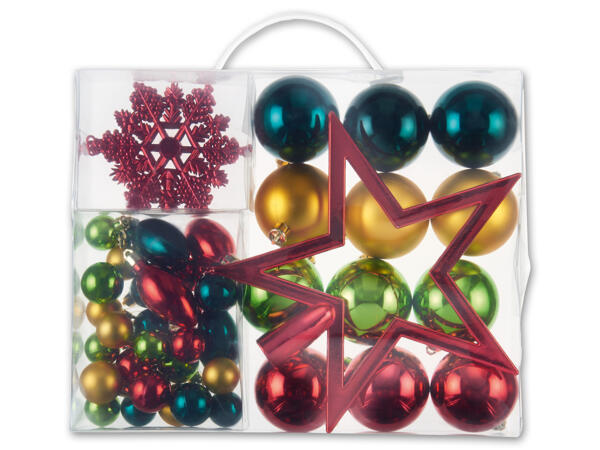 Christbaumschmuck, 51-teilig