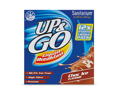 Sanitarium UP & Go Fridge Pack 12pk - Choc Ice