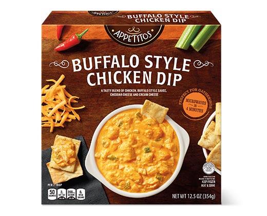 Appetitos Frozen Dips Spinach Artichoke or Buffalo Chicken