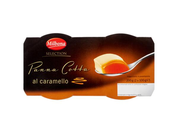 Caramel panna cotta