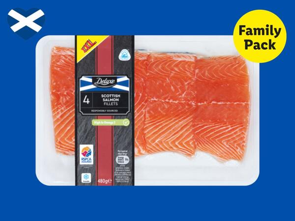 Deluxe 4 Scottish Salmon Fillets