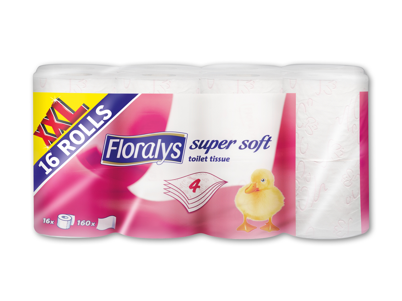 FLORALYS Toiletpapir 4-lags