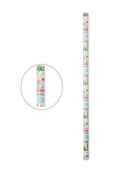 6 Metre Extra Wide Fun Script Wrap