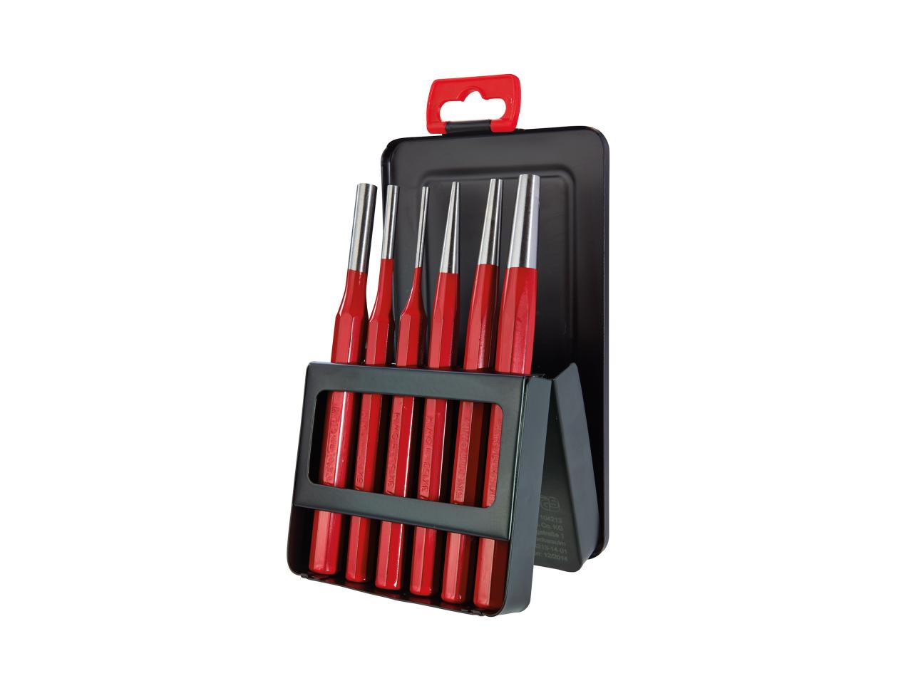 Powerfix Pin Punch and Drift Punch Set or Combination Striking Tool Set1