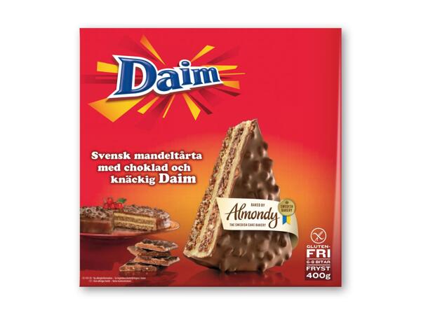 Milka eller Daim tærte