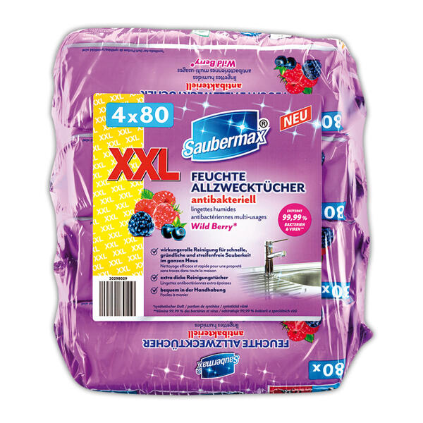 Feuchte Allzwecktücher XXL