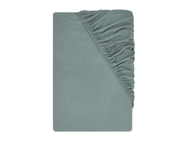 Green Jersey Fitted Sheet - Double