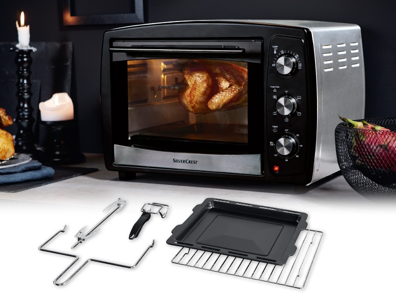 SILVERCREST KITCHEN TOOLS(R) 1,500W Electric Oven & Grill