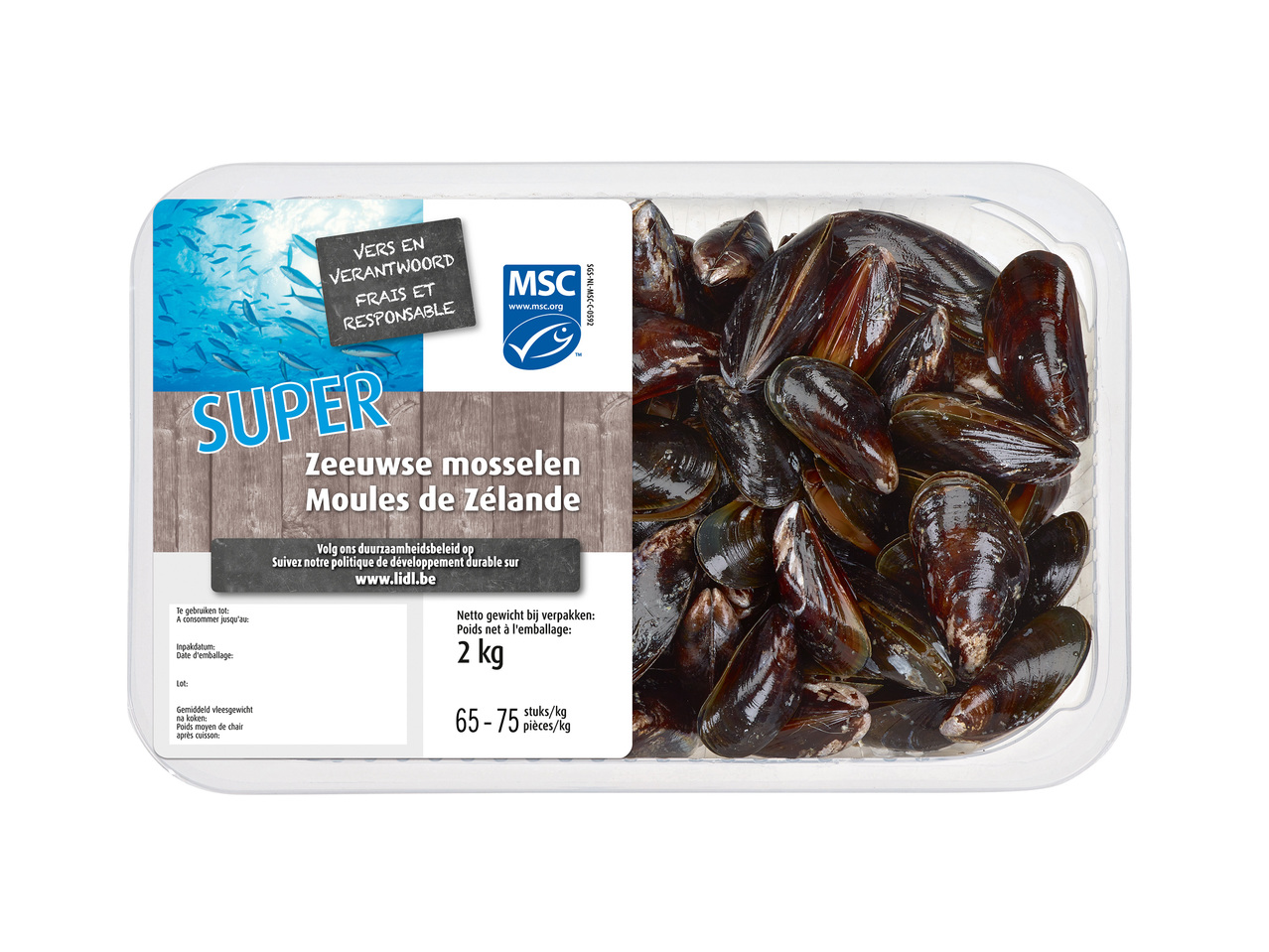 Verse Zeeuwse mosselen Super