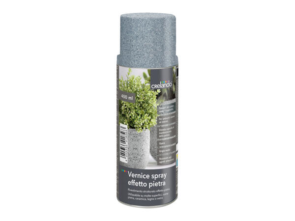 Spray Paint with Stone Effect, Metallic or Silver