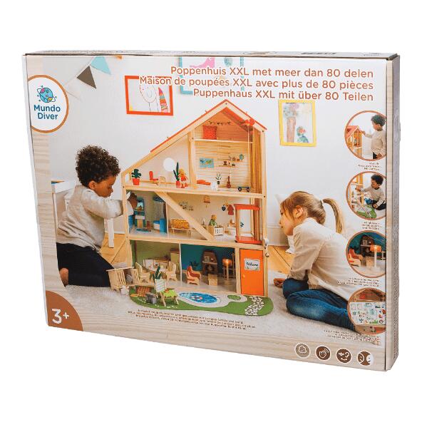 MUNDO DIVER(R) 				Houten poppenhuis