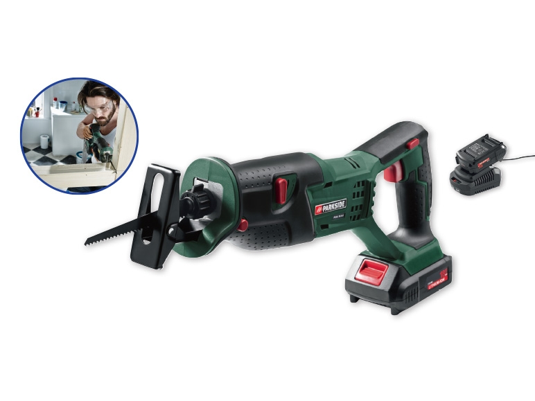Parkside 18V Li-Ion Cordless Reciprocating Sabre Saw