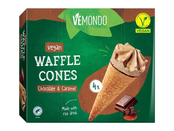 Dark& creamy rice ice cream cone
