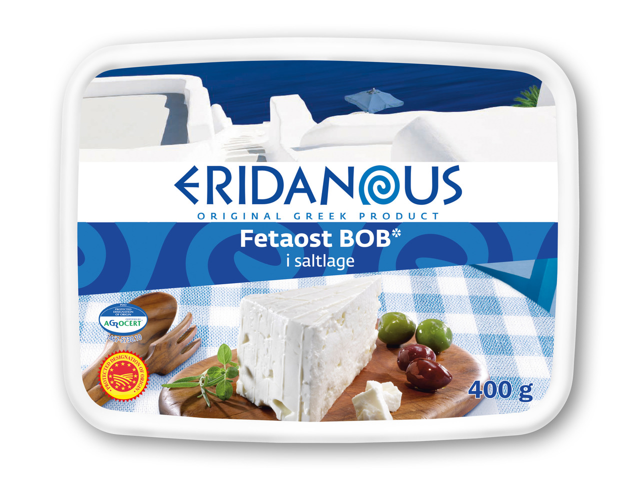 ERIDANOUS Original græsk feta i boks