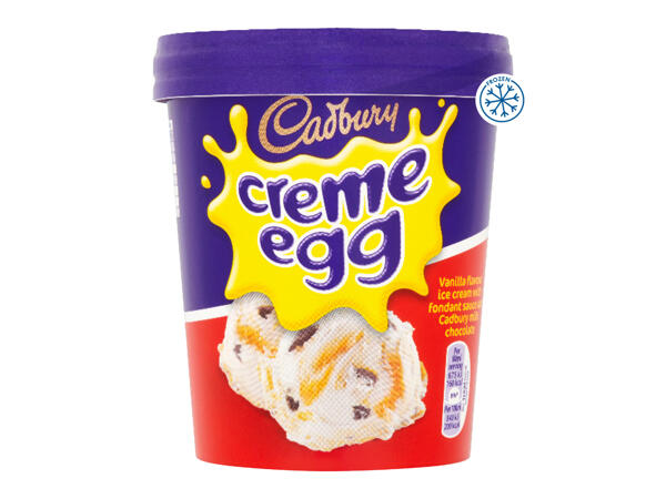 Cadbury Creme Egg Ice Cream Tub