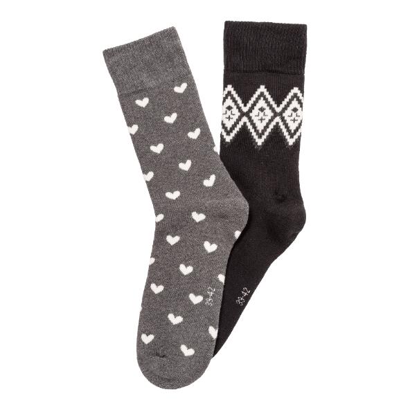 UP2Fashion(R) 				Chaussettes, 2 paires
