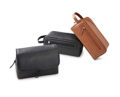 Royal Class Genuine Leather Toiletry Bag