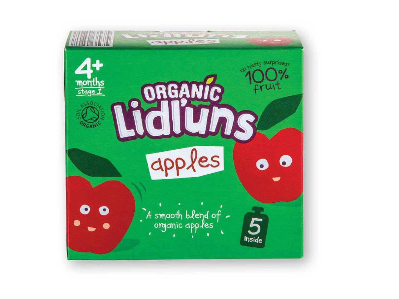 ORGANIC LIDL'UNS Apple Pouches