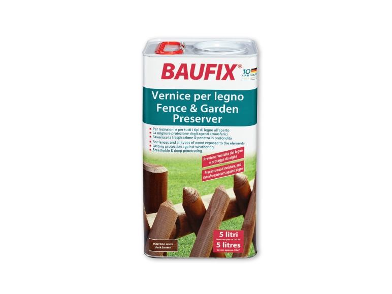 BAUFIX(R) 5L Fence & Garden Varnish