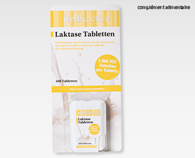 Comprimés de lactase WELL&ACTIVE