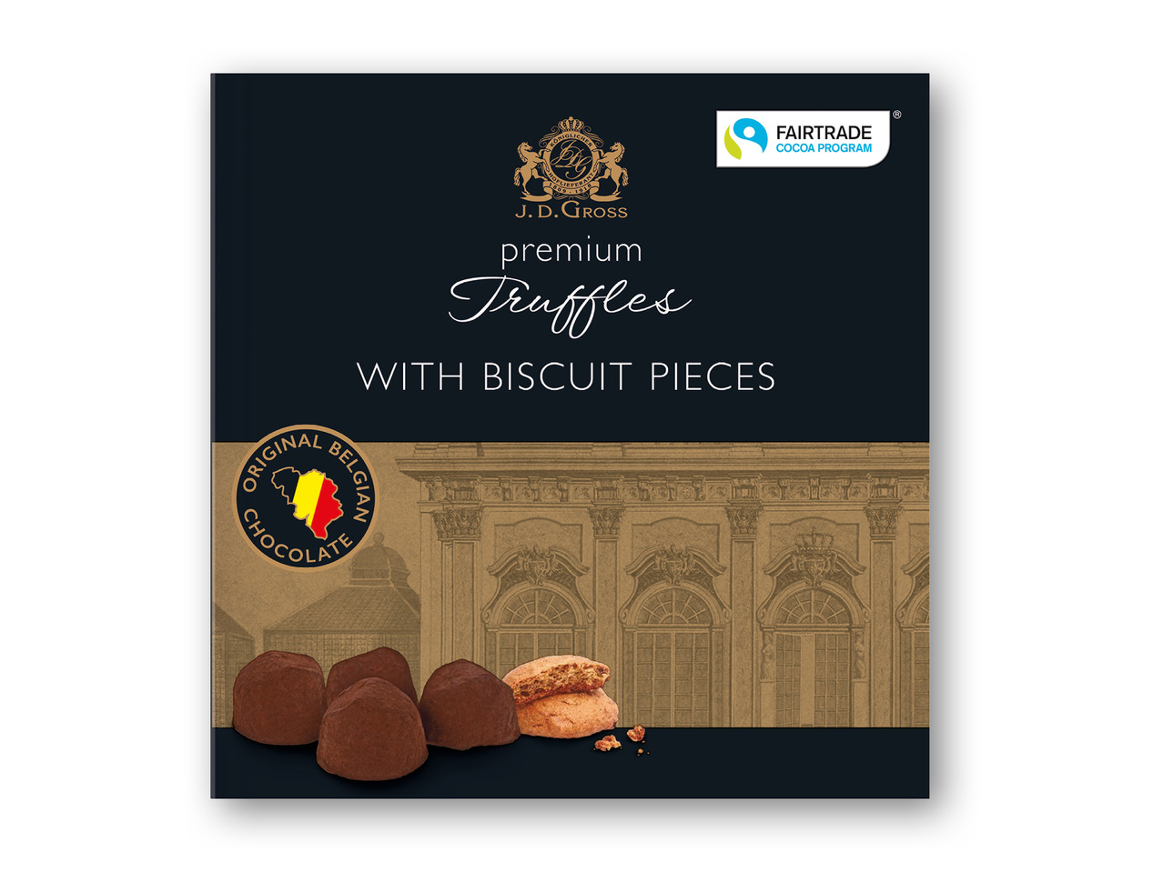 J.D. GROSS Belgisk trøffel praliné