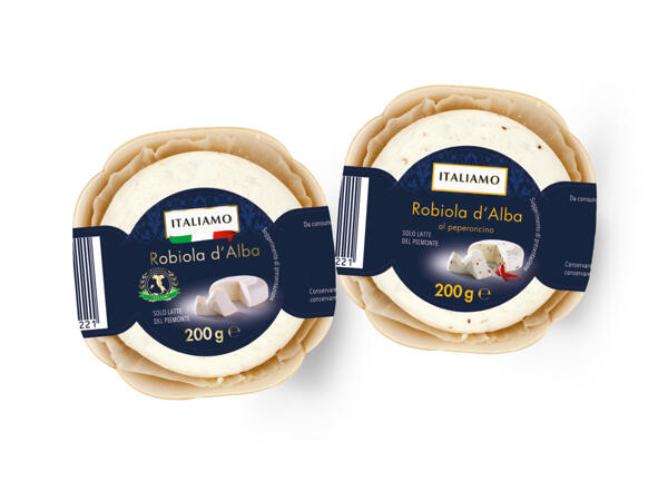 Classic Robiola d'Alba Cheese or with Hot Chilli Pepper