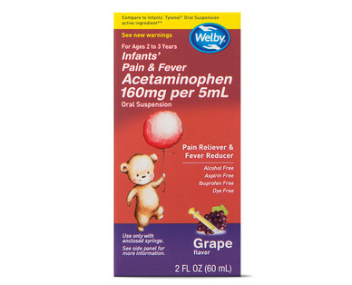 Welby Infant Aceataminophen