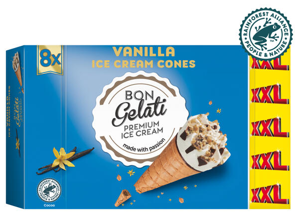 Waffeltüten Vanille 6+2 Stk. gratis