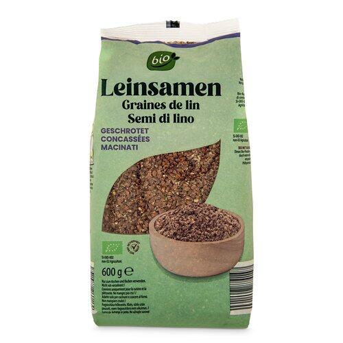 BIO Bio-Samen, Leinsamen geschrotet